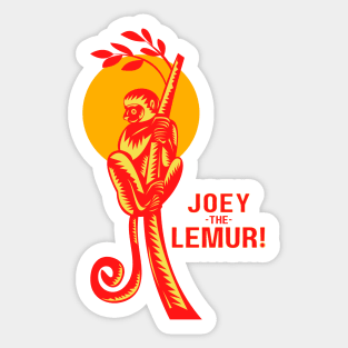 Joey The Lemur! Sticker